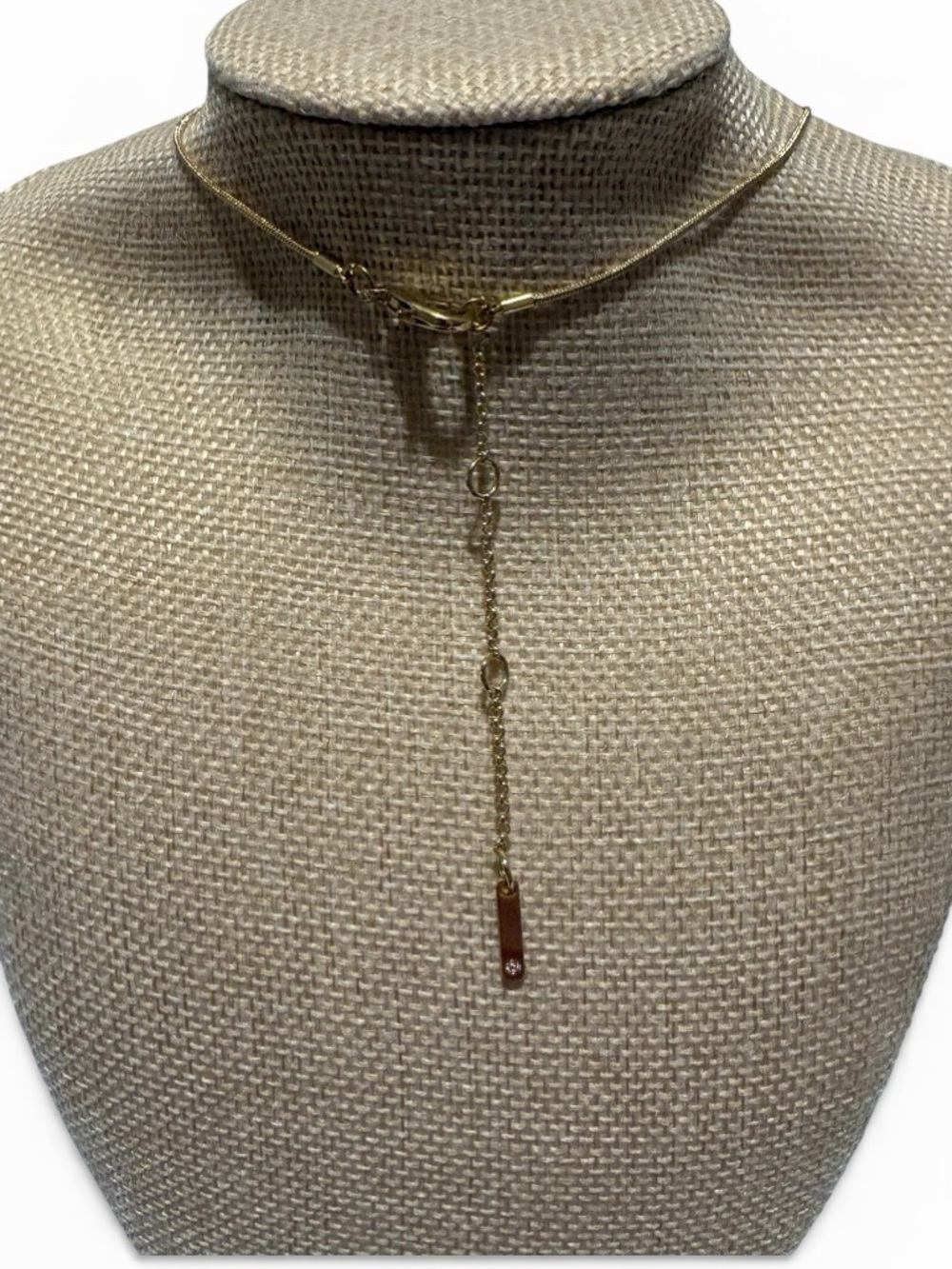 Napier Gold 18” Double Circle Pendant Necklace - Picture 5 of 5